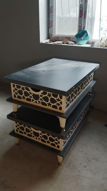 ders stol: Jurnal masası, Yeni, Laminat, Dördbucaq masa — 4