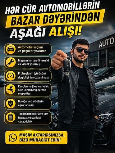 berde masin: Xidmət: Hər cür avtomobilin bazar dəyərindən aşağı alışı və peşəkar — 1