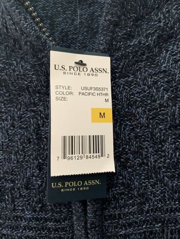 kişi üzükləri: Sviter, U.S. Polo Assn, M, rəng - Göy — 5