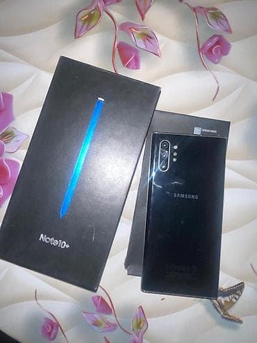 s21 samsung: Samsung Note 10 Plus, 256 GB, rəng - Qara, Qırıq — 6