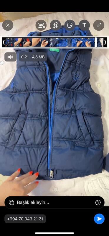 Benetton firmasi yrni kimi 7-8 yaş lalafo.az -da Benetton firmasi yrni kimi 7-8 yaş