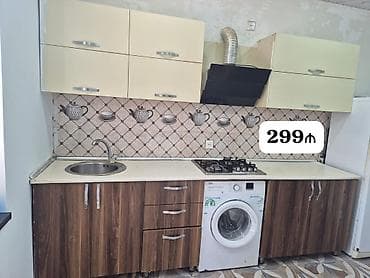 Mətbəx mebeli satılır 299₼. Ölçü 3m. Üzərində qaz moyka aspirator