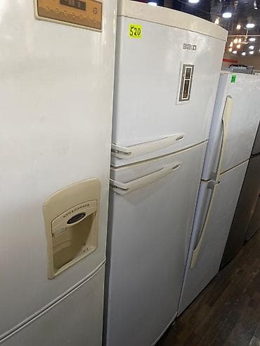 divardan asma televizor: 2 qapılı Beko Soyuducu Satılır, rəng - Ağ, Dispenserli — 1