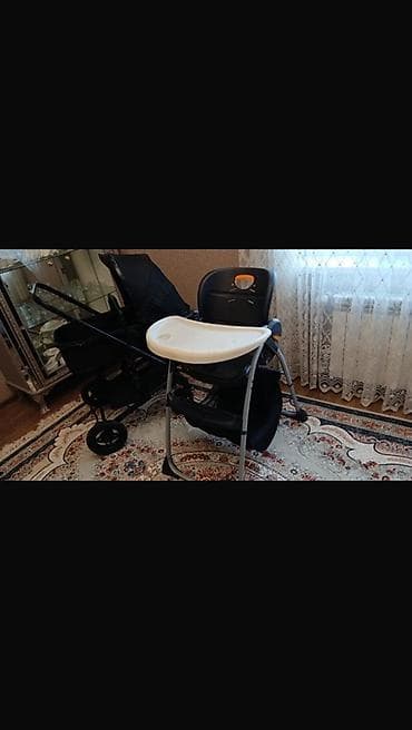 прогулочные коляски adbor oskar sport: Uşaq arabası və yemək kreslosu seti - Uşaq arabası: klassik beşik — 1