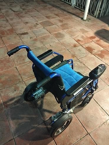 lazer otagi icare: Elektrikli əlil arabası - Rəng: mavi çərçivə və mavi nəfəsalan — 2