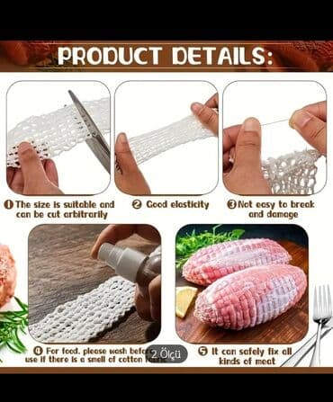 silikon formalar: Bu məhsul ət məhsullarını hazırlamaq üçün nəzərdə tutulmuş ağ rəngli — 2