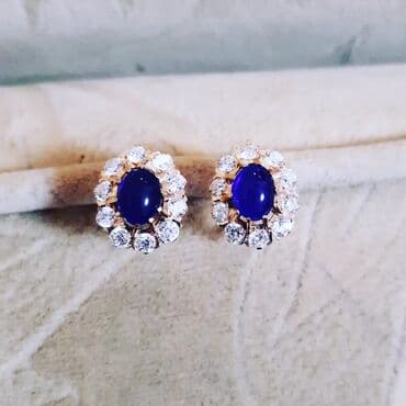 tek qas qizil sirqalar: Sırğa, Çəhrayı qızıl, 583 Əyar, 463 g — 1