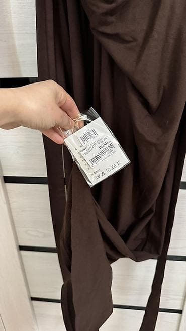 fasonlar 2023: Ölçü S/M Yenidir. 20 Azn 40 manata alınıb Qəhvəyi rəngli uzun don — 3