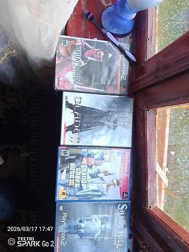 iphon 1: Sony PlayStation 2 Slim (PS2) oyun konsolu işlək vəziyyətdə cohlu — 6