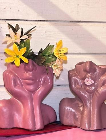 gul dekorlari: Vaza dəsti, Keramika — 7