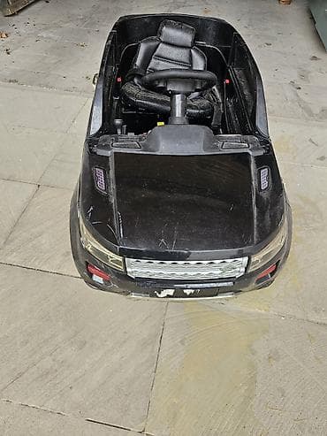 xrom şarlar: Uşaq üçün elektrikli miniatür maşın – şəhər krossover üslubunda, qara — 2