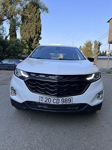 man sat: Chevrolet Equinox – ağ rəng 2021 Zolaq tanima guzgunun olu zonasi ozu — 1