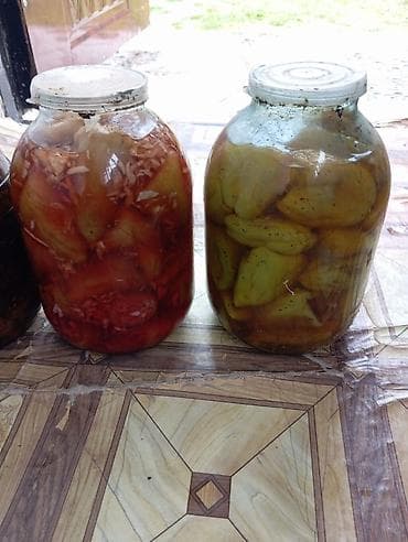 Məhsul: Ev üsulu hazırlanan turşu konservləri Təsvir: - Şüşə