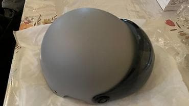 112 mator: Skuter/velosiped üçün qoruyucu dəbilqə - Rəng: boz mat - Tip: yarım — 3