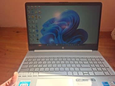 dell xps 15 qiymeti: HP Laptop 15 – gümüş rəngli, yüngül və nazik korpuslu 15.6" noutbuk — 2