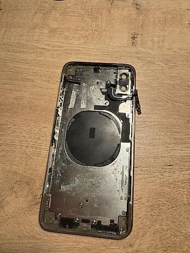 dinamik ev: Apple iPhone Xs Max gövdə (housing) – qızılı rəng - Orijinal arxa — 2