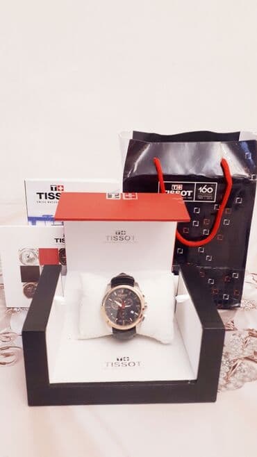 золотые комплекты с бриллиантами в баку: Новый, Наручные часы, Tissot — 4