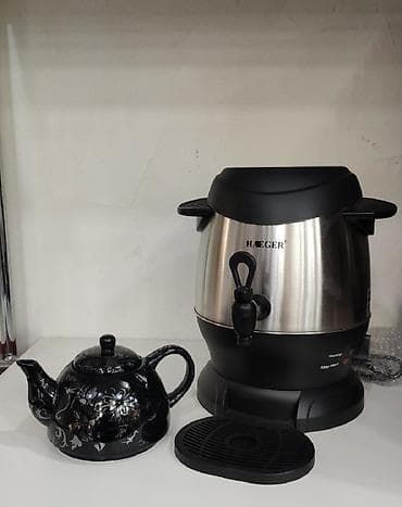 Samovar elektrik samovar Heager 6 litr tutumlu Paslanmaz iy tam vermez — 4