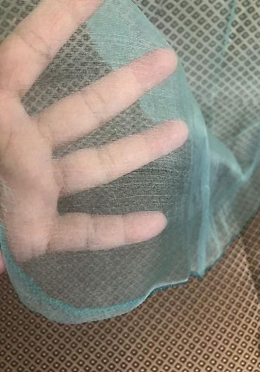 Tekstil: Açıq yaşıl rəngdəmaterialı kapron, 80/80 kosınka, çoxdan alınıb — 2