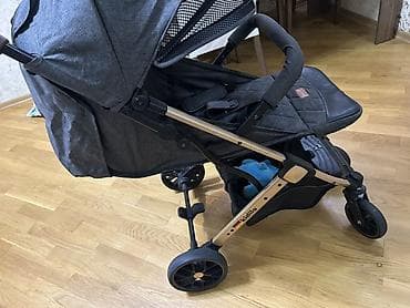 Kidilo uşaq arabası - Tip: 4 təkərli yüngül “stroller” - Rəng: tünd — 4