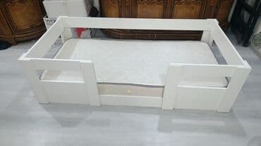 Oğlan və qız üçün, Yeni, Çarpayı, Bazasız, Matras ilə, Siyirməsiz