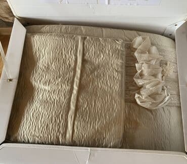 yataq örtükleri: Yataq üçün Yeni Qaşlı rəng - Bej Yataq örtüyü, Pulsuz çatdırılma — 4