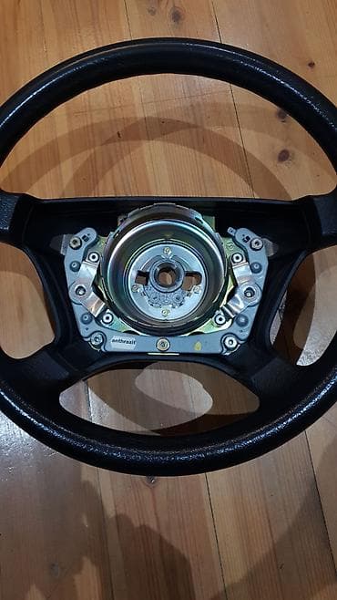 mono rul: Mercedes w202 sükan rol tam ideal vəziyyətdədir ortasi xrom — 3