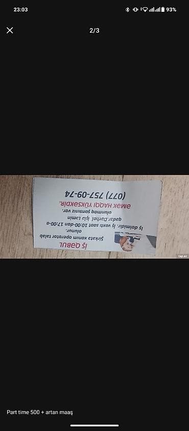 Tikiş: Ofis menecer, katib tələb olunur — 1