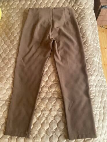 sabina parfumeriya qiymetleri: Klassik modellə düz kəsimli şalvar(2ci əl) -36 bədən - Rəng: açıq — 2