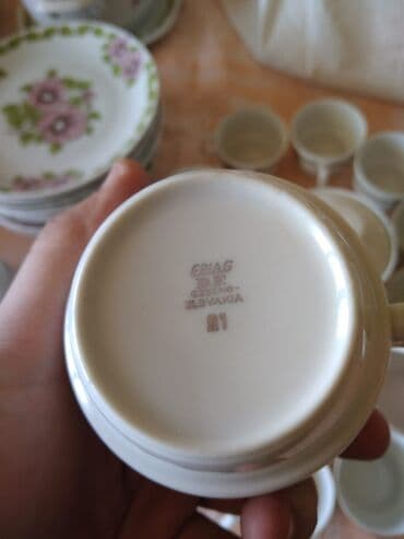 somavar satışı: Çay dəsti, rəng - Ağ — 3