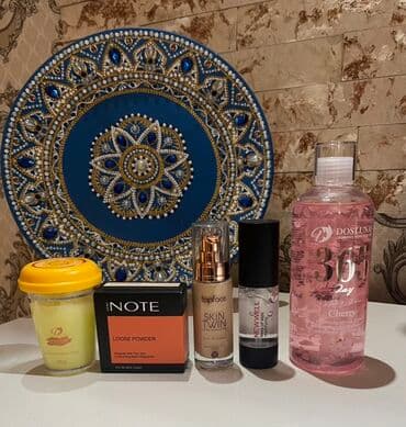 zerif cay detox: Kosmetik dəst, Note, 5 məhsul, İşlənmiş, Pulsuz çatdırılma — 1