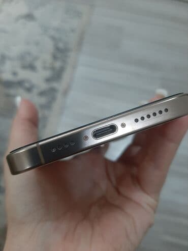 rəsmi not 12 pro: IPhone 16 Pro Max, 256 GB, Desert Titanium, Face ID, Sənədlərlə, Zəmanət — 5