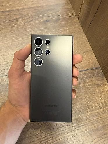hard disk ssd: Samsung Galaxy S24 Ultra, 256 GB, rəng - Boz, Simsiz şarj — 1