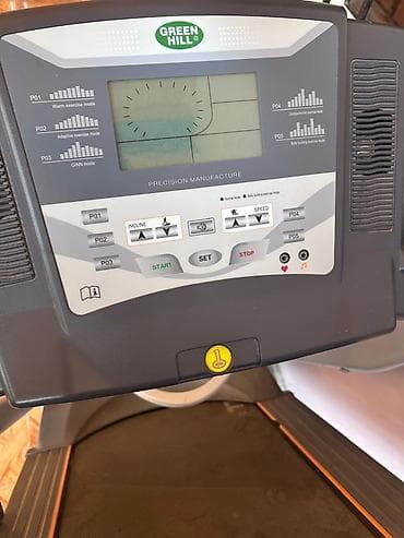 İdman və hobbi: GREEN HILL qaçış trenajoru - Elektrikli qaçış yolu, qatlanan — 2