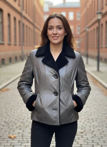 теплые мужские водолазки: Dəri gödəkcə satılır iç mexli Razmer XL yaxşı veziyyetdədi — 1