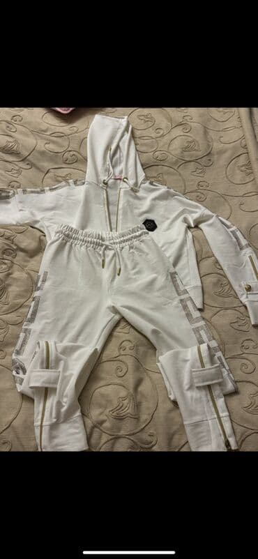 купить спортивный костюм: Мужской спортивный костюм, Adidas, XS, цвет - Белый — 2