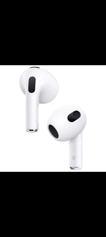 airpods qulaqciq: Yeni Simsiz (Bluetooth) Qulaqcıqlar, Apple, rəng - Ağ — 3