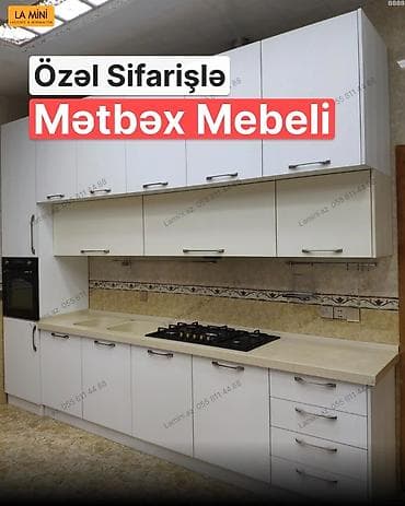 3d defter: Özəl sifarişlə mətbəx mebeli – funksional və zərif dizayn - Üst və — 1