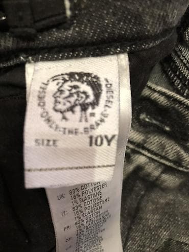 şalvarlar instagram: Diesel Industry Denim Division uşaq cins şalvarı - Brend: Diesel - — 3