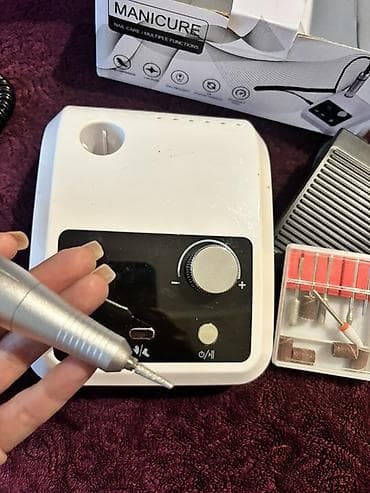 Manikür üçün elektrikli frez aparatı (Polishing Machine) - Giriş: DC — 1