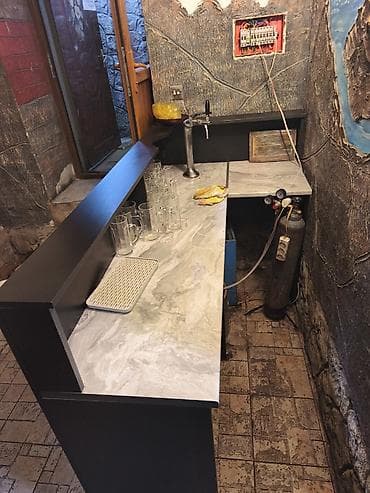 İstehsal avadanlığı: Bar stendi və draft pivə kranı komplekti - L formalı bar stendi: ön — 3