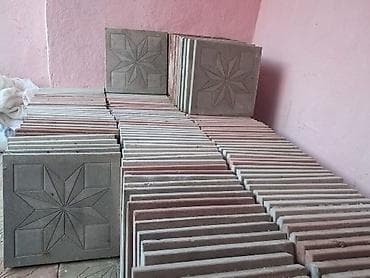 Beton təzyiq plitələri – dekorativ “ulduz” naxışlı - Təyinat: həyət — 4