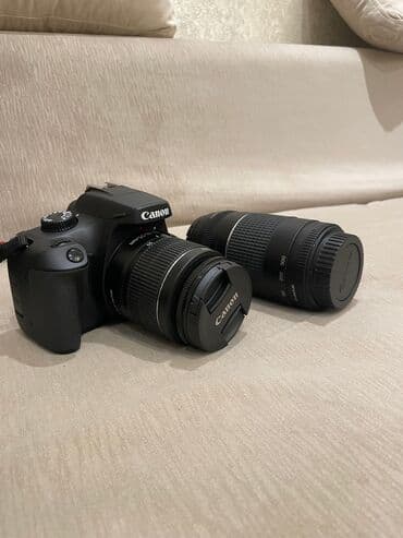 Видеокамеры: CANON EOS 4000D 3 defe istifade olunub, Çexiyadan alinib, çantasi — 3