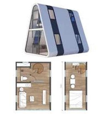 kantiner ev: Gələcəyin modul yaşayış kapsulları – Z50 və Z70 Z50 - Ölçülər: 8.5 × — 7