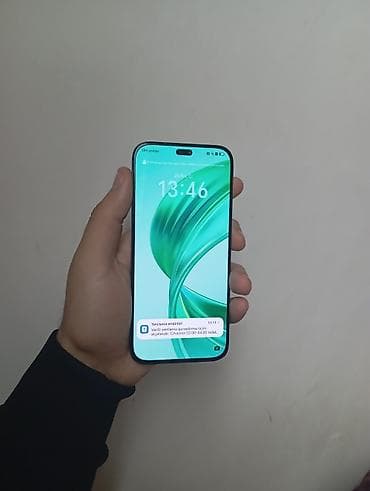 iphone x silver: Honor X8b, 128 GB, rəng - Qara, Barmaq izi — 2