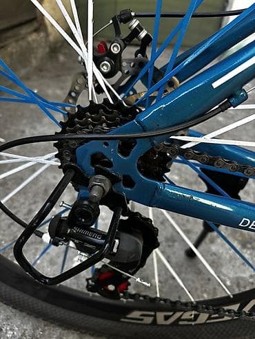 velo home: VEGAS dağ velosipedi - Çərçivə: yüngül metal, mavi rəng, qrafika — 2