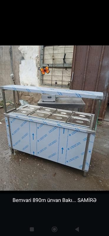 Оборудование для мойки: Nerjaveyka Masalarin ve Her Növ Restoran Avadanliqlari, Soyuducularin — 2