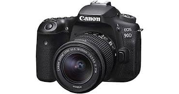 Foto və videokameralar: Canon EOS 90D DSLR fotoaparat + EF-S 18-55mm f/3.5-5.6 IS STM obyektiv — 1