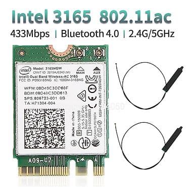 Intel Dual Band Wireless-AC 3165 (3165NGW) mini PCIe/M.2