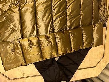 Üst geyimləri: Qara rəngli, qalın puff (quilted) qadın/kişi qış gödəkçəsi. - İkiüzlü — 4